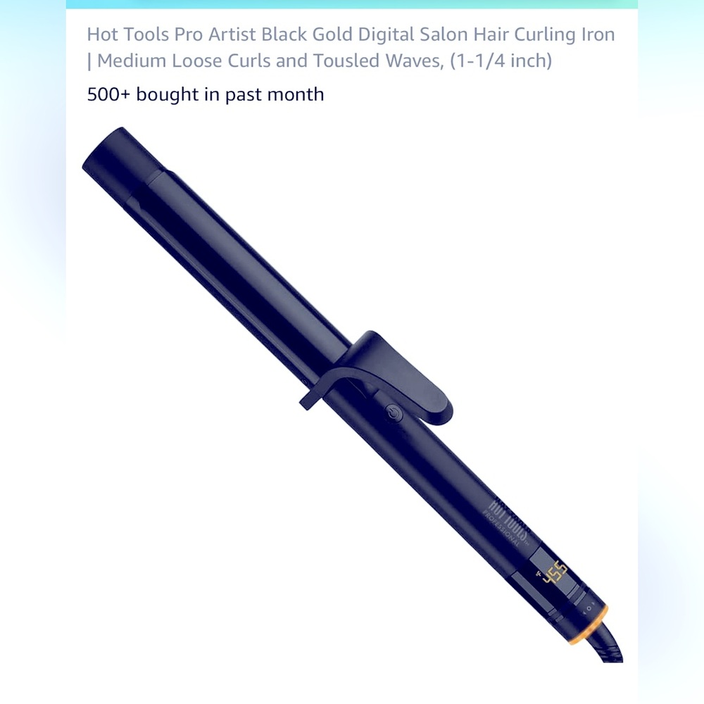 🔥 NEW IN BOX Hot Tools Pro Artist Digital Salon Hair Curling Iron (1-1/4 inch)